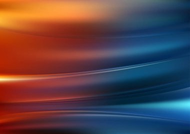 Mavi Gökyüzü Yaratıcı Arkaplan Vektör Çizim Tasarımı