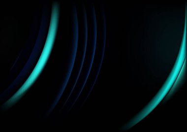 Mavi Yeşil Şablon Arkaplan Vektör Çizim Tasarımı