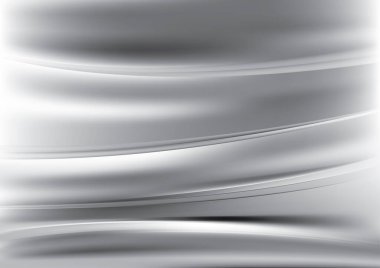 Beyaz Gümüş Zarif Arkaplan Vektör İllüstrasyon Tasarımı