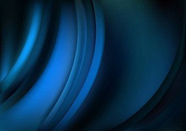 Mavi Turkuaz Yaratıcı Arkaplan Vektör İllüstrasyon Tasarımı