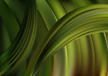 Yeşil Sarı Çoklu Renkli Arkaplan Vektör İllüstrasyon Tasarımı