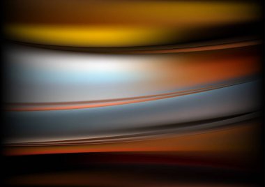 Turuncu Gökyüzü Dijital Arkaplan Vektör İllüstrasyon Tasarımı