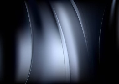 Siyah Karanlık Element Arkaplan Vektör İllüstrasyon Tasarımı