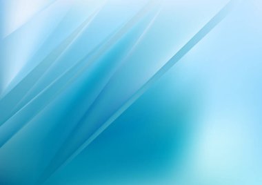 Mavi Gündüz Fraktal Arkaplan Vektör İllüstrasyon Tasarımı