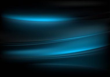 Mavi Su Pürüzsüz Arkaplan Vektör İllüstrasyon Tasarımı