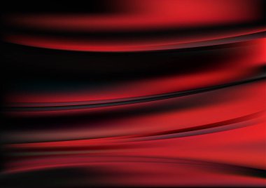 Kırmızı Kestane Fraktal Arkaplan Vektör İllüstrasyon Tasarımı