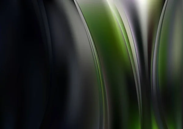 Зеленый Замыкается Плавном Фоновом Векторе — стоковый вектор