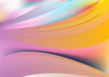 Turuncu Mavi Element Arkaplan Vektör Çizim Tasarımı