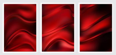 Kırmızı Dikdörtgen Soyut Arkaplan Vektör İllüstrasyon Tasarımı