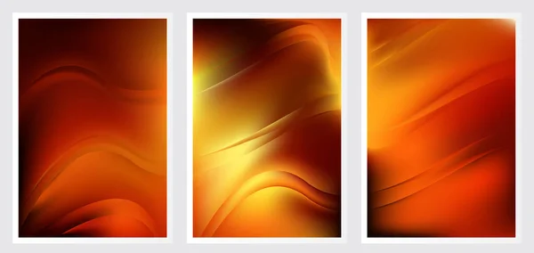 Orange Jaune Moderne Fond Vectoriel Illustration Design — Image vectorielle