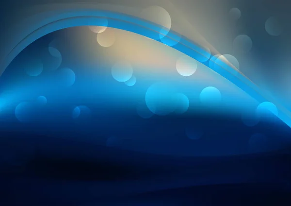 Modèle Aqua Bleu Fond Vectoriel Illustration Design — Image vectorielle