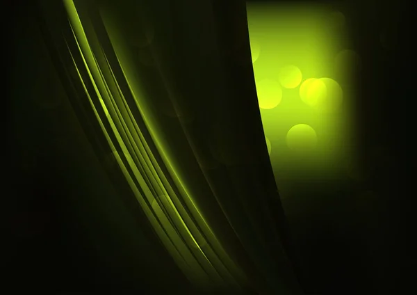 Grün Gelb Glatte Hintergrund Vektor Illustration Design — Stockvektor