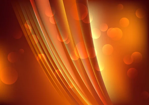 Orange Bernstein Dynamischer Hintergrund Vektor Illustration Design — Stockvektor