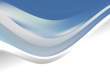 Mavi Gökyüzü Gelecekçi Vektör İllüstrasyon Tasarımı