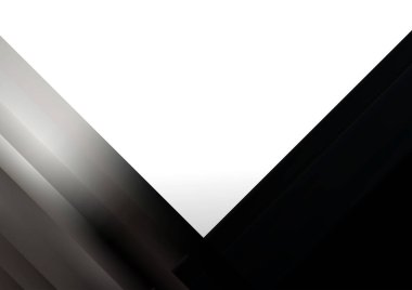 Beyaz Çizgi Fraktal Arkaplan Vektör İllüstrasyon Tasarımı