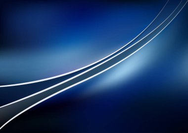 Mavi Işık Pürüzsüz Arkaplan Vektör İllüstrasyon Tasarımı