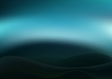 Mavi Yeşil Yumuşak Arkaplan Vektör Çizim Tasarımı