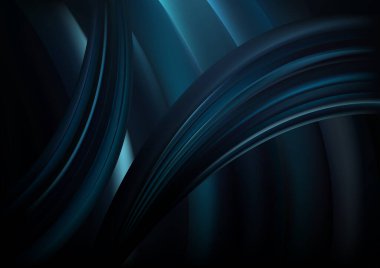 Mavi Turkuaz Sanatsal Arkaplan Vektör İllüstrasyon Tasarımı