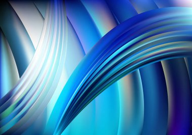 Mavi Elektrik Mavisi Güzel Arkaplan Vektör Çizimi Tasarımı