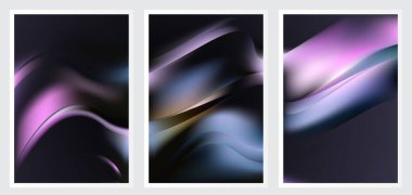 Mor Grafik Tasarımlı Dekoratif Arkaplan Vektör İllüstrasyon Tasarımı