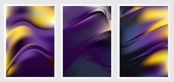 Arte Moderno Púrpura Fondo Digital Vector Ilustración Diseño — Archivo Imágenes Vectoriales
