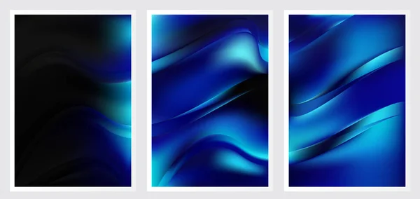 Blue Cobalt Blue Digital Background — стоковый вектор