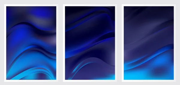 Μπλε Κοβαλτίου Μπλε Φουτουριστικό Υπόβαθρο Σχεδιασμός Εικονογράφησης Διανυσμάτων — Διανυσματικό Αρχείο