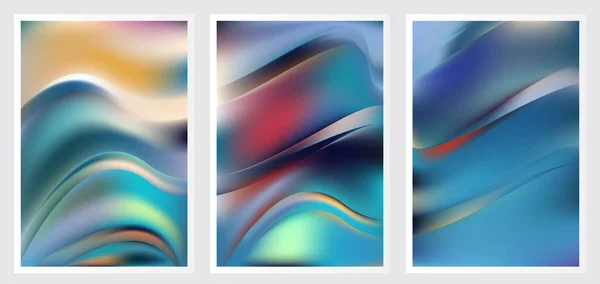 Blue Modern Art Modern Background Vector Illustration Design — Stock Vector