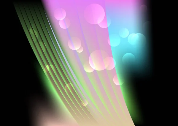 Σχεδιασμός Εικονογράφησης Διανύσματος Φόντου Fractal Γραμμής Φωτός — Διανυσματικό Αρχείο
