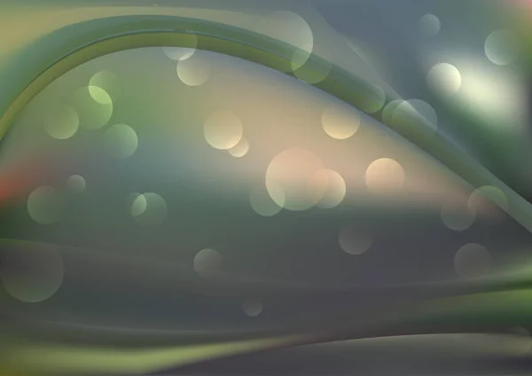 Grünes Wasser Dynamischer Hintergrund Vektor Illustration Design — Stockvektor
