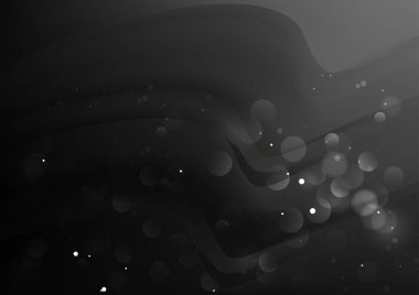 Siyah Gökyüzü Zarif Arkaplan Vektör İllüstrasyon Tasarımı