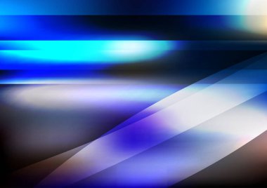 Mavi Elektrikli Mavi Renkli Arkaplan Vektörü Resmetme Tasarımı