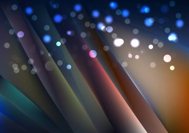 Mavi Şablon Arkaplan Vektör Çizimi Tasarımı