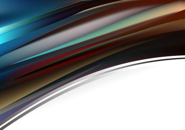 Mavi Kapalı Arkaplan Vektör İllüstrasyon Tasarımı