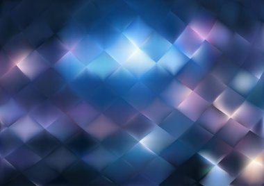 Mavi Mor Zarif Arkaplan Vektör İllüstrasyon Tasarımı