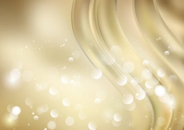 Beyaz Sarı Fraktal Arkaplan Vektör Çizimi Tasarımı