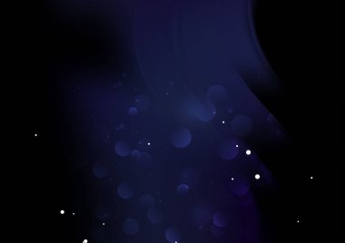 Mavi Siyah Dekoratif Arkaplan Vektörü İllüstrasyon Tasarımı