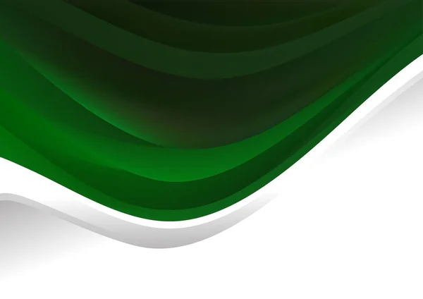 Дизайн Векторной Иллюстрации Зеленой Линии — стоковый вектор
