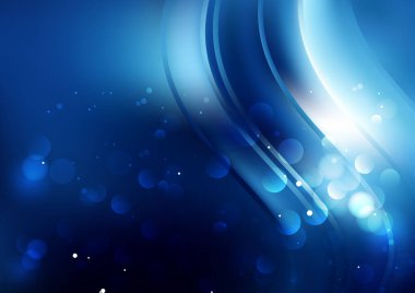 Mavi Gökyüzü Arkaplan Vektör Çizimi Tasarımı