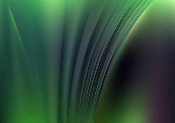 Lumière Verte Beau Fond Vectoriel Illustration Design — Image vectorielle