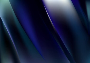 Mavi Elektrik Mavisi Yaratıcı Arkaplan Vektör İllüstrasyon Tasarımı