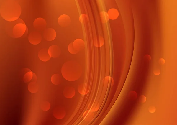 오렌지 소프트 그라운드 반사기 디자인 — 스톡 벡터