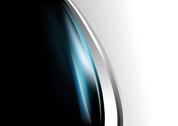 Blue Rim Elegant Vector Illustration Design
