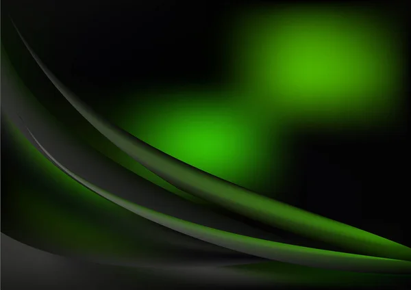 Green Leaf Concept Background Vector Illustration Design — Stock Vector