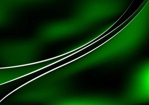 Linha Verde Elemento Fundo Vector Ilustração Design — Vetor de Stock