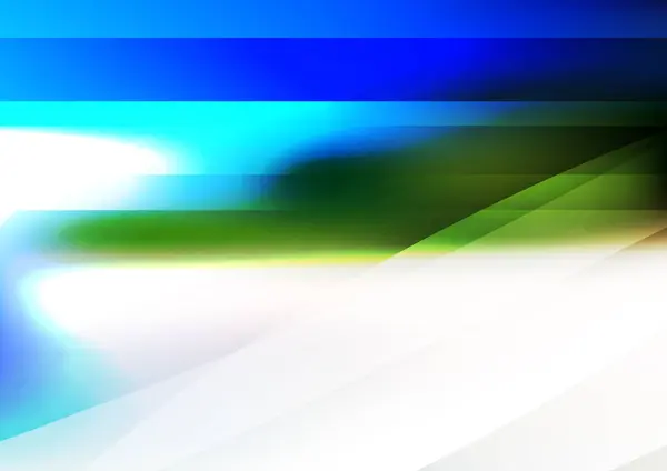 Blue Daytime Multicolor Background Vector Illustration Design — Stock Vector