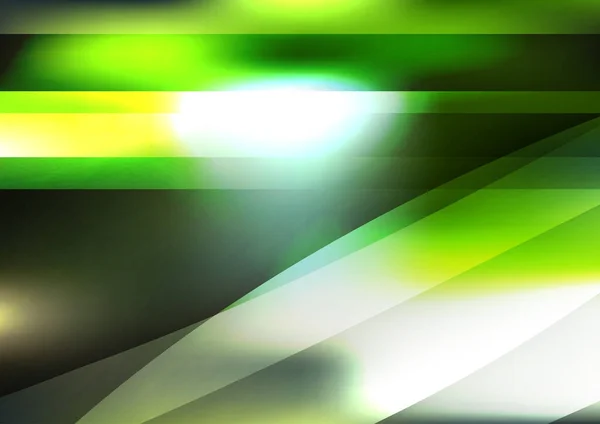 Green Line Dynamic Background Vector Illustration Design — Stock Vector