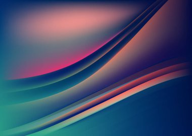 Mavi Turuncu Seçkin Arkaplan Vektör İllüstrasyon Tasarımı