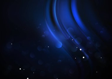 Mavi Işık Dekoratif Arkaplan Vektörü Resmetme Tasarımı