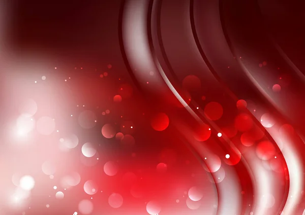 Červená Voda Hladké Pozadí Vektorové Ilustrace Design — Stockový vektor